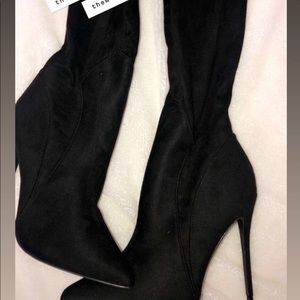 pretty little thing thigh high boots